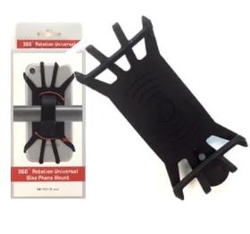 PHONE HOLDER - Rubber Wrap Mount with Swivel Function