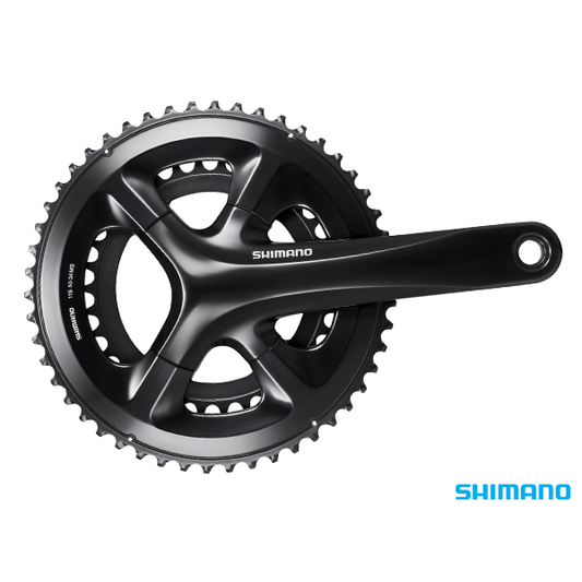 Shimano FRONT CRANKSET 172.5mm 50-34T BLACK FC-RS510