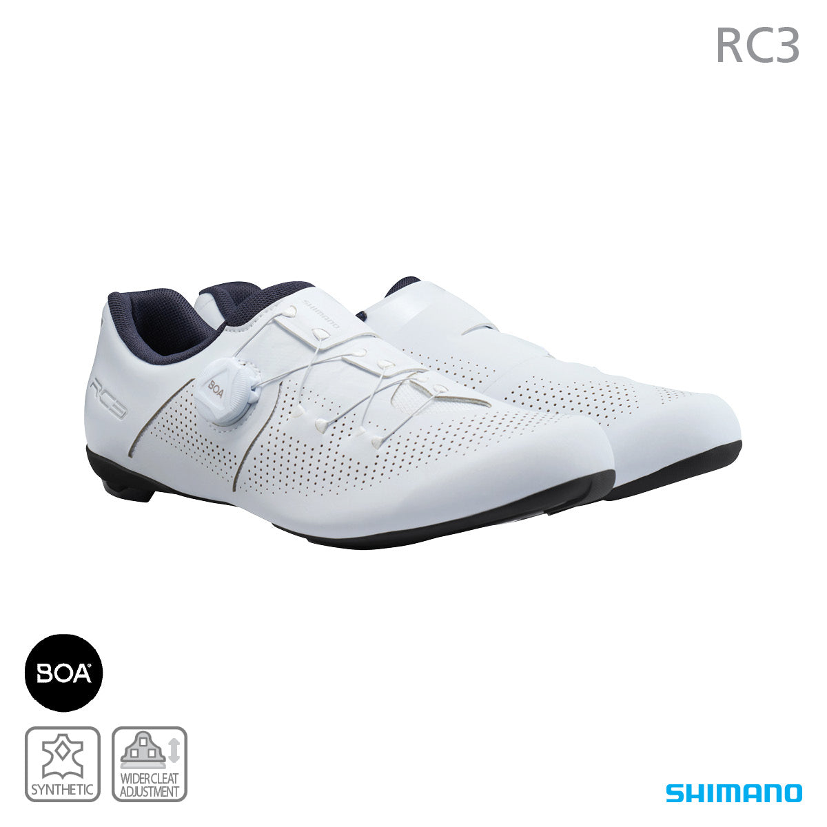 Shimano SH-RC302 Road Shoes White
