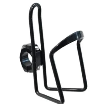 BIDON CAGE - Tour Series, Alloy, Handlebar Mount, Black, Fits Bars 22.2