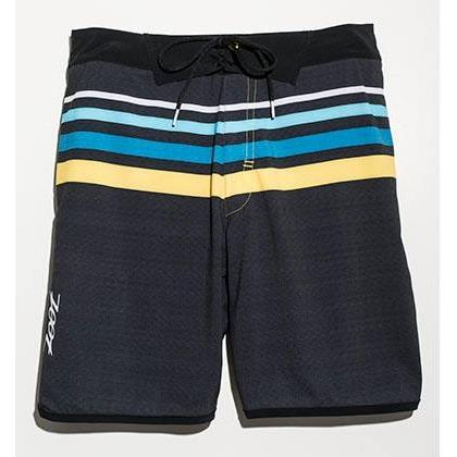 Zoot Running Shorts Men's 101 8" Black Blue Yellow