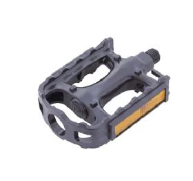PEDALS 1/2" MTB one piece PP body, (toe clip attachable)