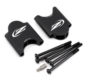 AM Zipp Vuka Clip Riser kit 50mm high Brushed Black Laser Etched Graphics A1