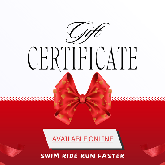 Swim Ride Run Faster Gift Card