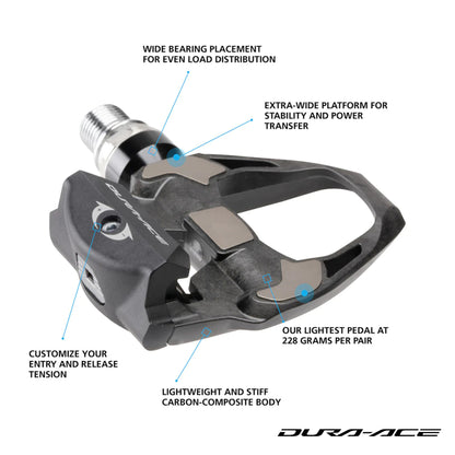 Shimano PEDALS DURA-ACE PD-R9100 SPD-SL