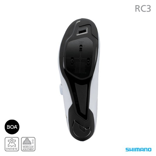 Shimano SH-RC302 Road Shoes White Wide Fit