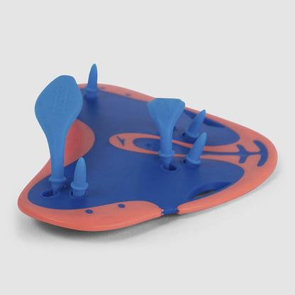 Swim Accessories: FINGER PADDLE BLUE/ TANGERINE