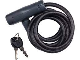 Lock Cable Key 8x150 Black